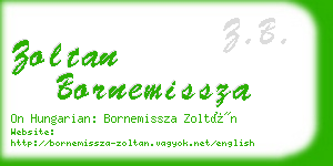 zoltan bornemissza business card